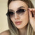 Damen geometrische Sonnenbrille im extravaganten Design mit gradienten Gläsern Brehn
