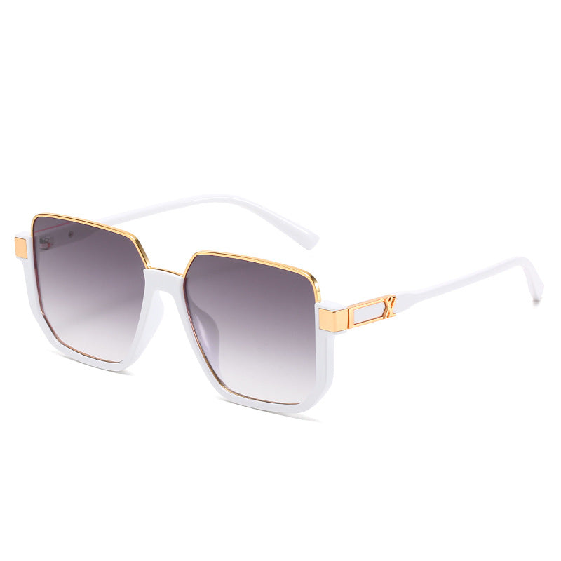 Damen moderne quadratische Sonnenbrille mit stylishem Rahmen Brehn