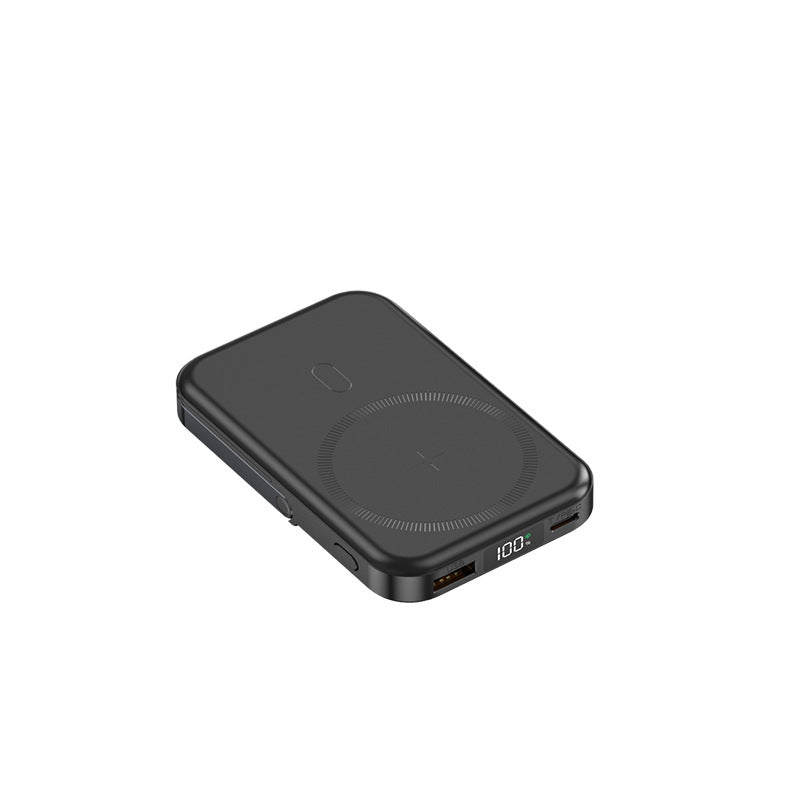 Tragbare Qi Powerbank mit Digitaler Anzeige Brehn