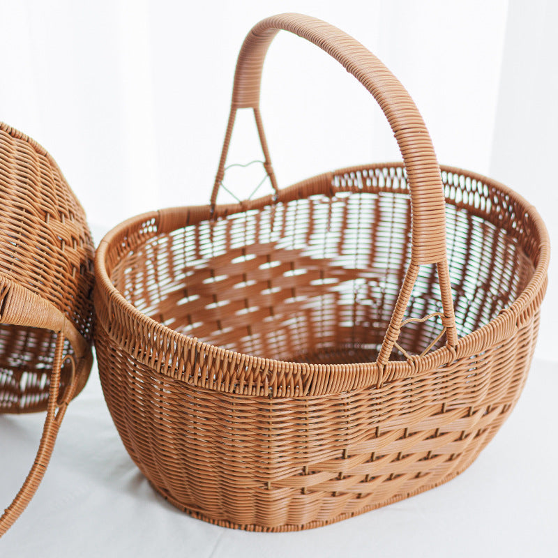 Geflochtener Rattan-Nutzkorb Brehn