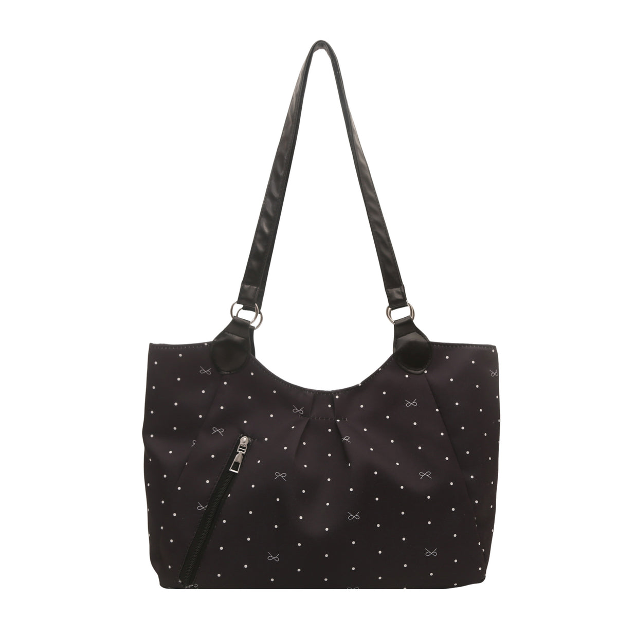 Stilvolle Polka Dot Schulter Tragetasche