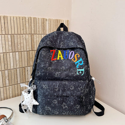 Stylischer mit Sternen verzierten Cordura-Rucksack Brehn