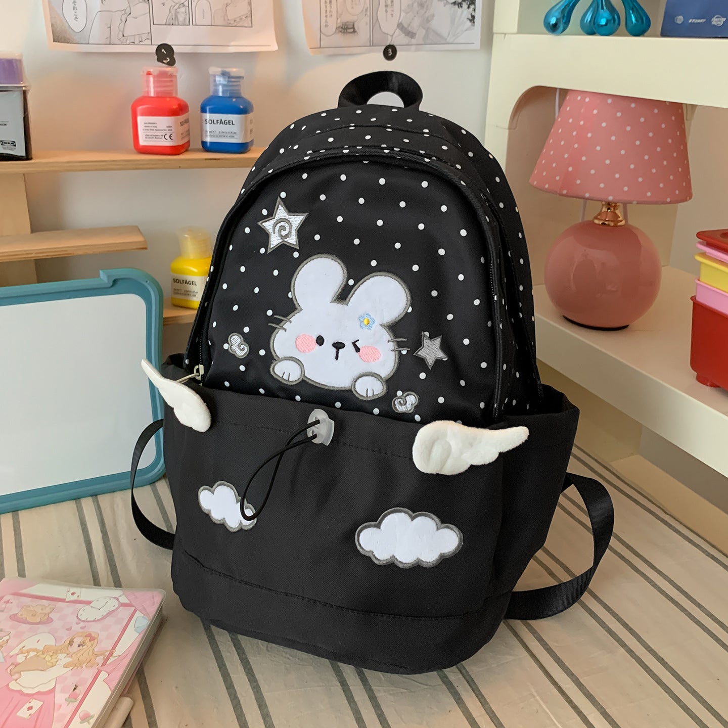 Kinderrucksack mit süßem Cartoon-Motiv