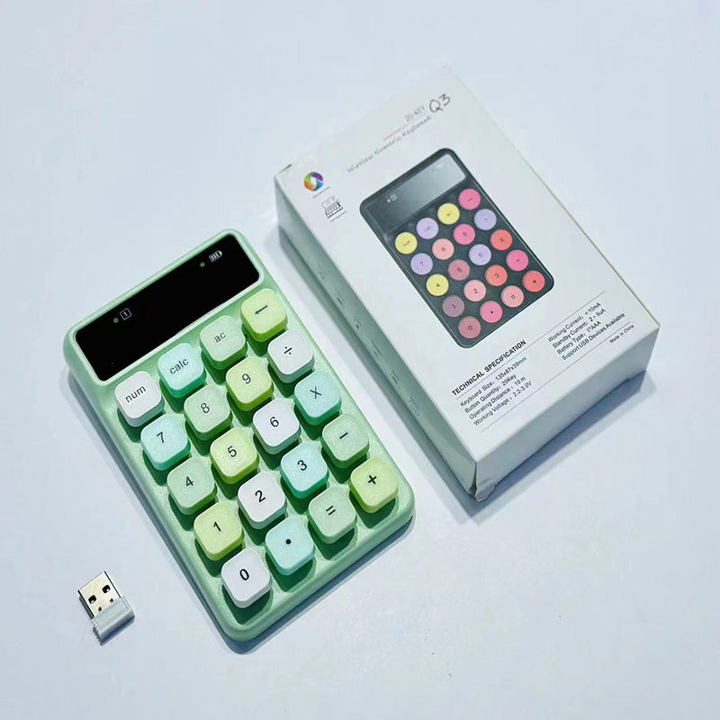 Kabellose Retro Taschenrechner-Tastatur Brehn