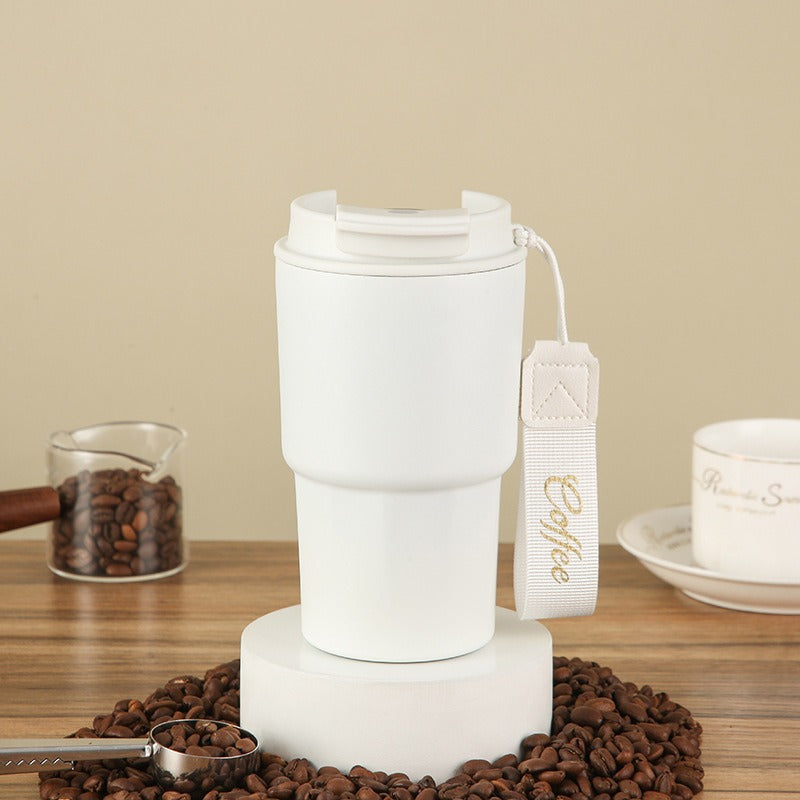 Damen hochwertiger Kaffeebecher mit Silikonverschluss Brehn