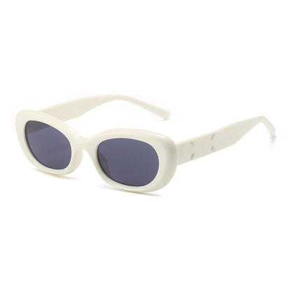 Modebewusste Übergroße Rechteckige Sonnenbrille Brehn