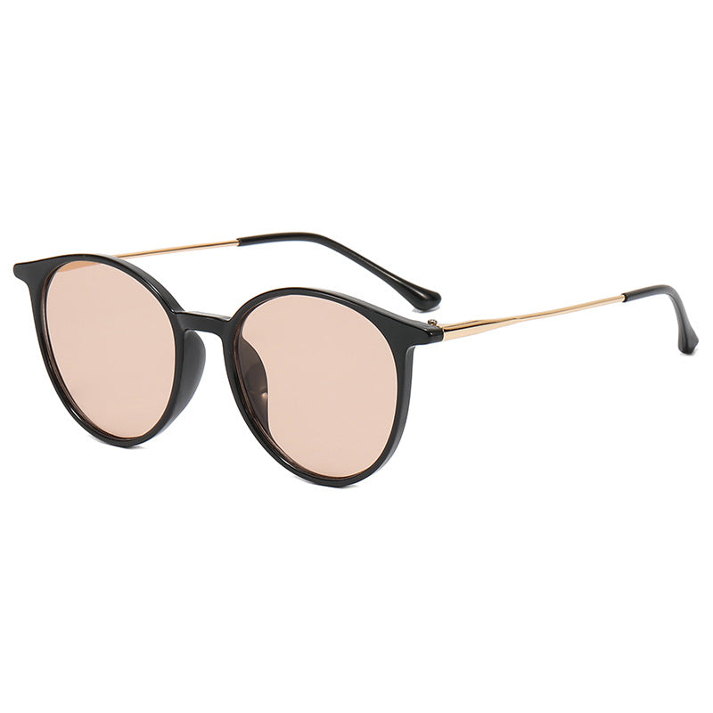 Damen modische runde Brille mit filigranem Design Brehn