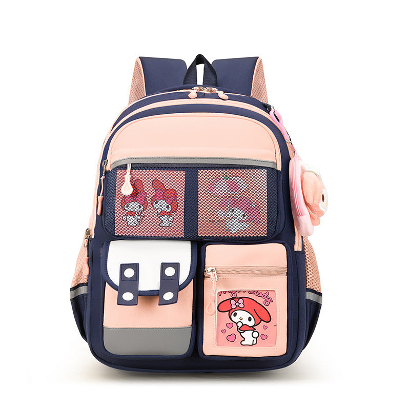 Rucksack mit Verspieltem Design und Vielseitigen Taschen Brehn