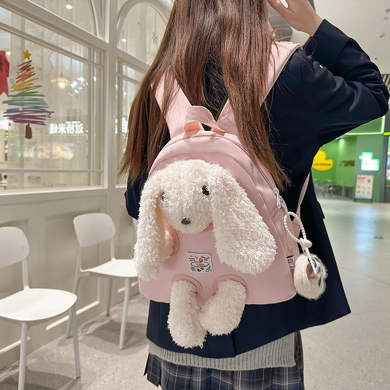 Plüschkaninchen-Theme-Rucksack Brehn