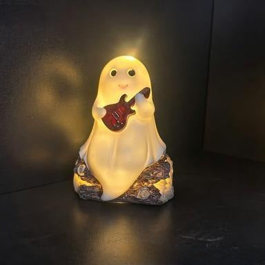 Nachtlicht-Gespenst mit Gitarre Brehn
