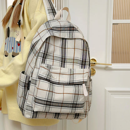 Karo-Muster Freizeit Rucksack Brehn