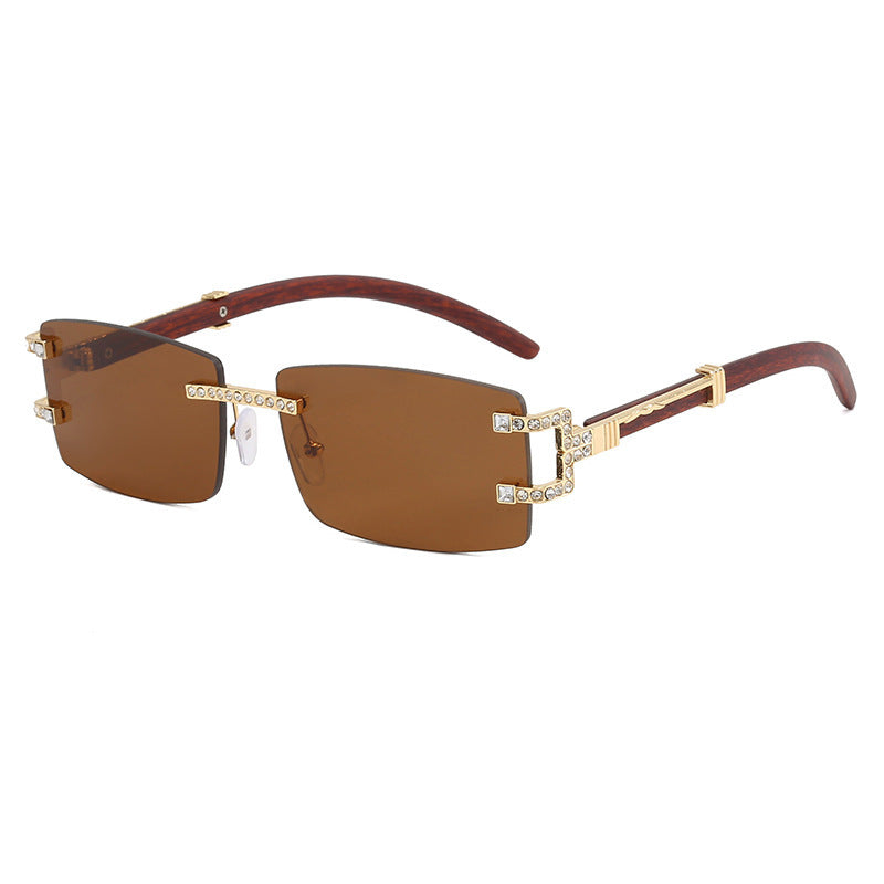 Damen exklusive Sonnenbrille im eleganten Design mit Strass-Akzenten Brehn