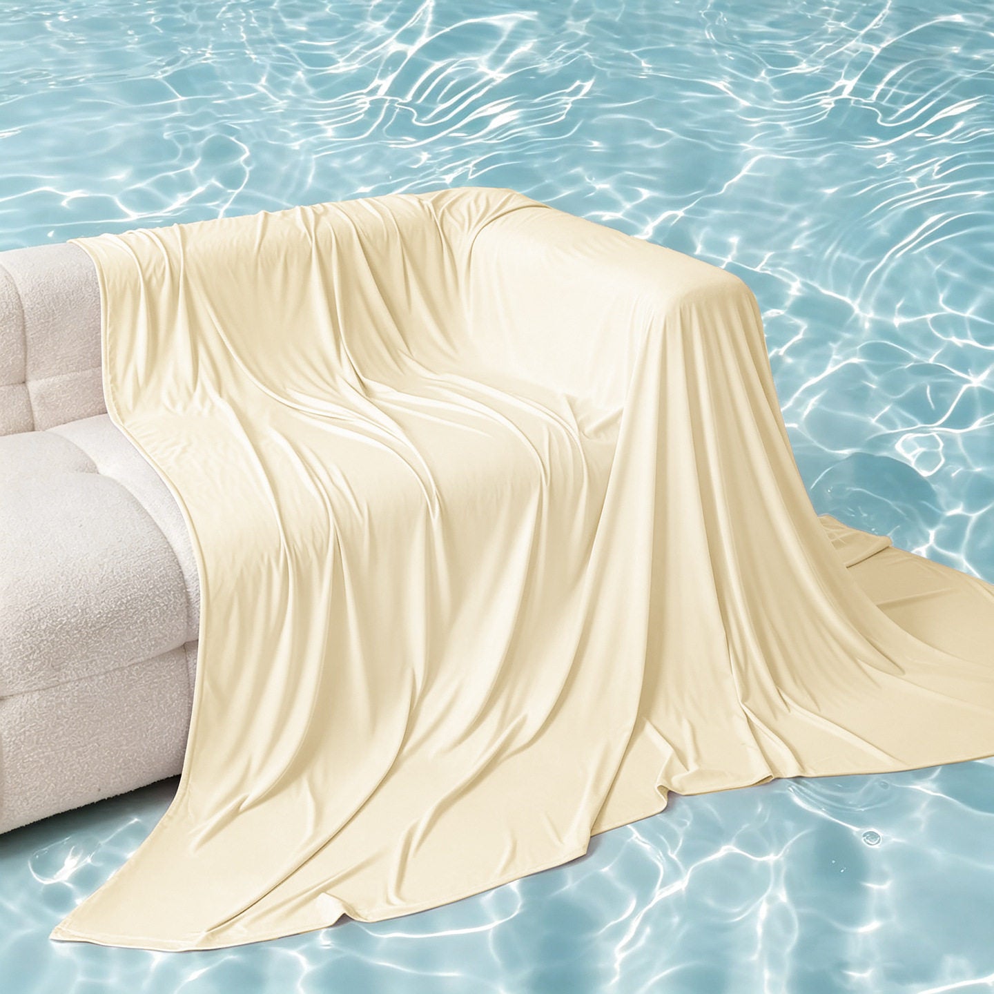 Unisex nan extraweiche Stretch Sofadecke aus Microfaser als vielseitiger Sofaüberwurf Brehn