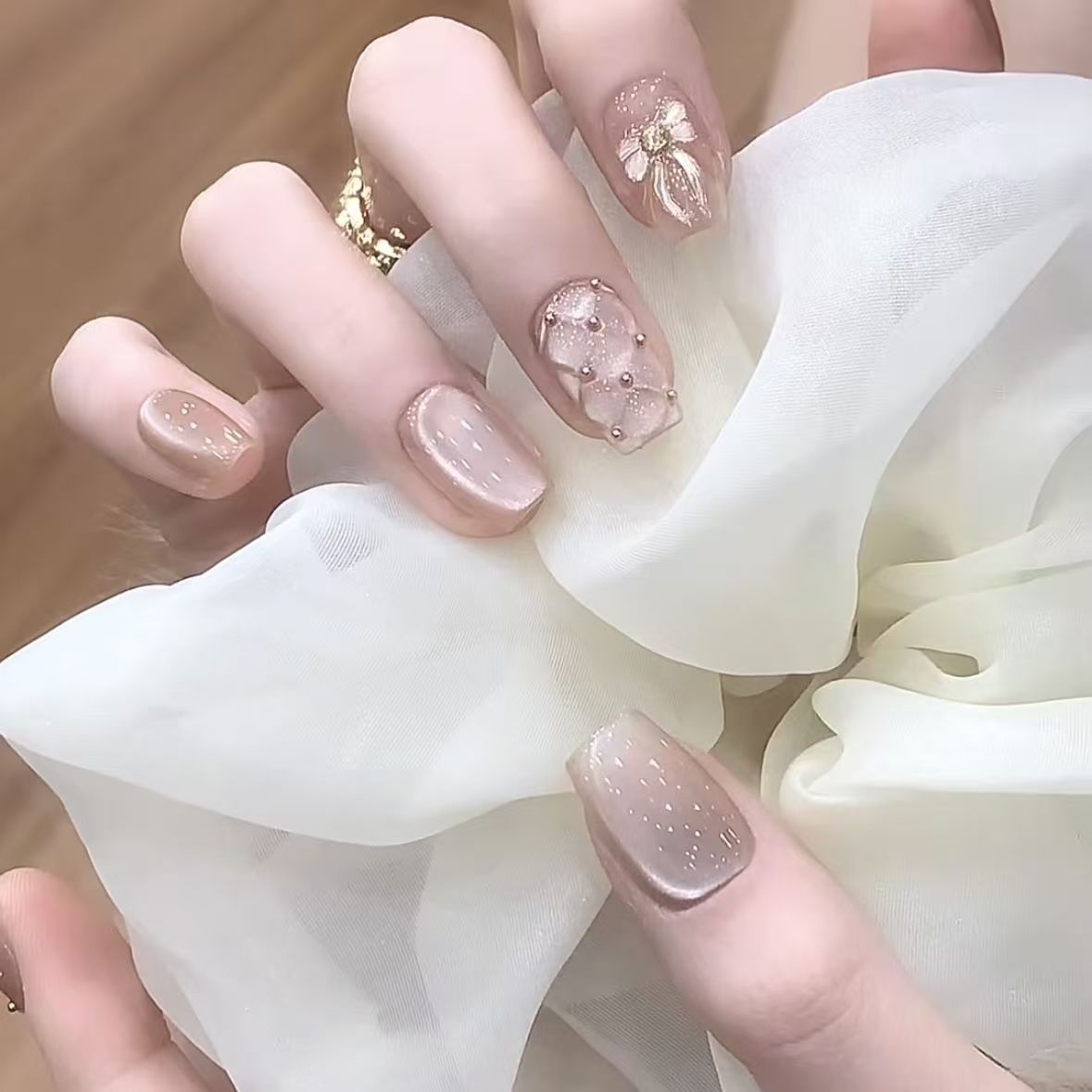 Blumen Nagelkunst Design