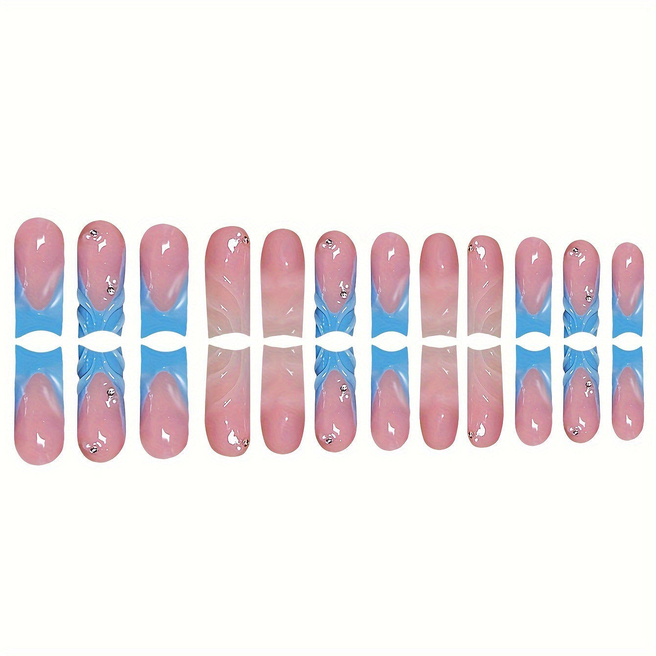 Künstlerische Gel-Nagelerweiterungen Brehn