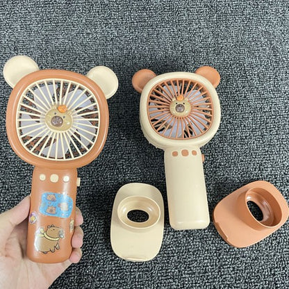 Unisex Tragbarer Handventilator im niedlichen Bären-Design Brehn