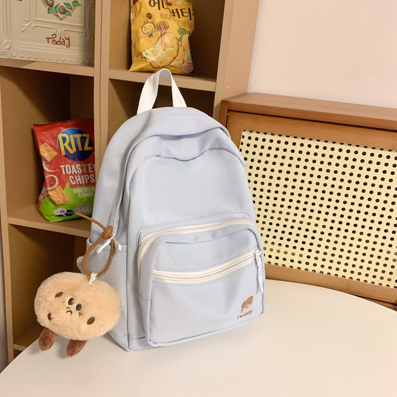 Lässiger Mini-Schulranzen mit mehreren Taschen