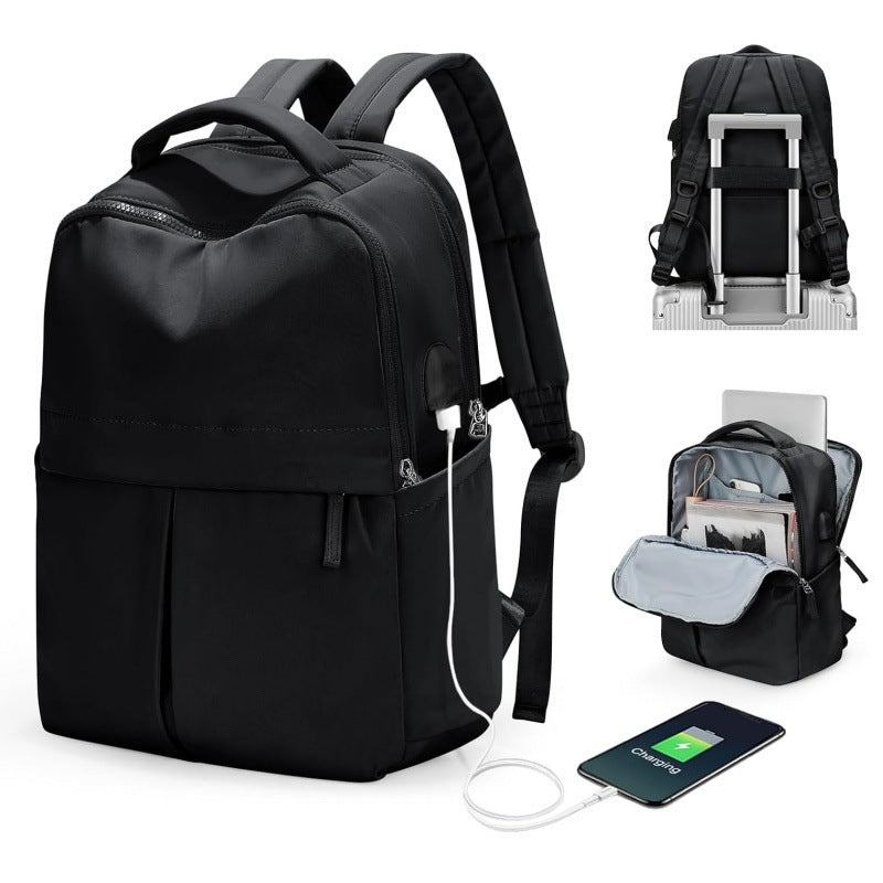 Multifunktionaler Laptop-Rucksack mit Usb-Anschluss und Vielseitigen Fächern Brehn