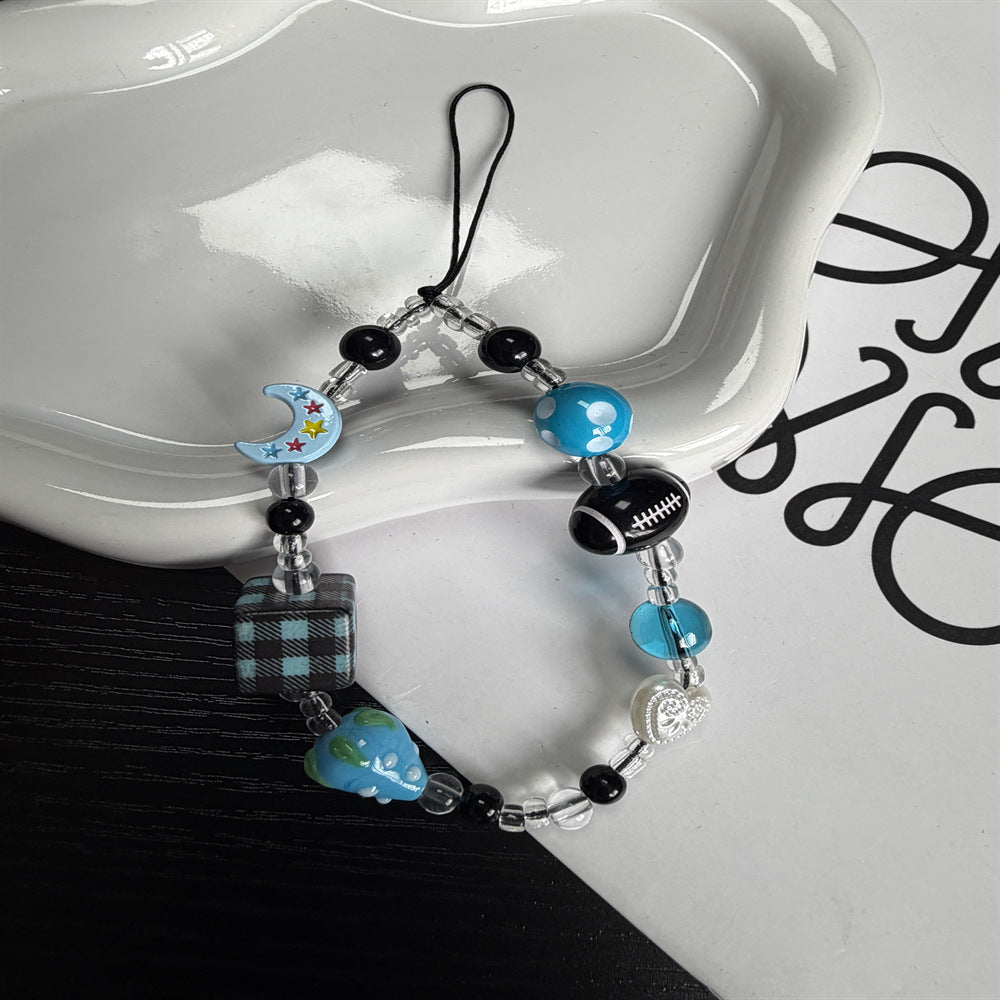 Dekorativer Perlencharms-Handyband Brehn