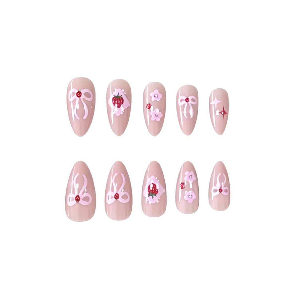 Erdbeere Themen Nagelkunst Verbesserungen Brehn