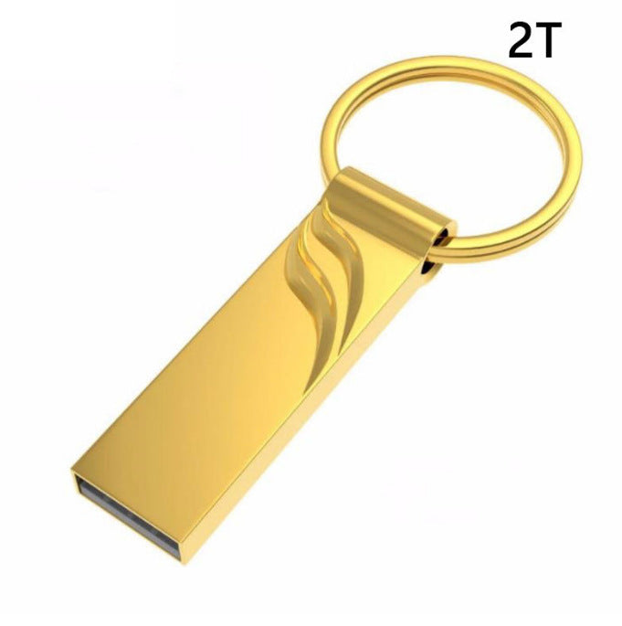 Schlanker Edelstahl Schlüsselanhänger USB-Stick Brehn