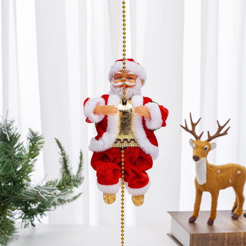 Brehn | 🎅Elektrischer Weihnachtsmann, der mit Musik die Leiter erklimmt