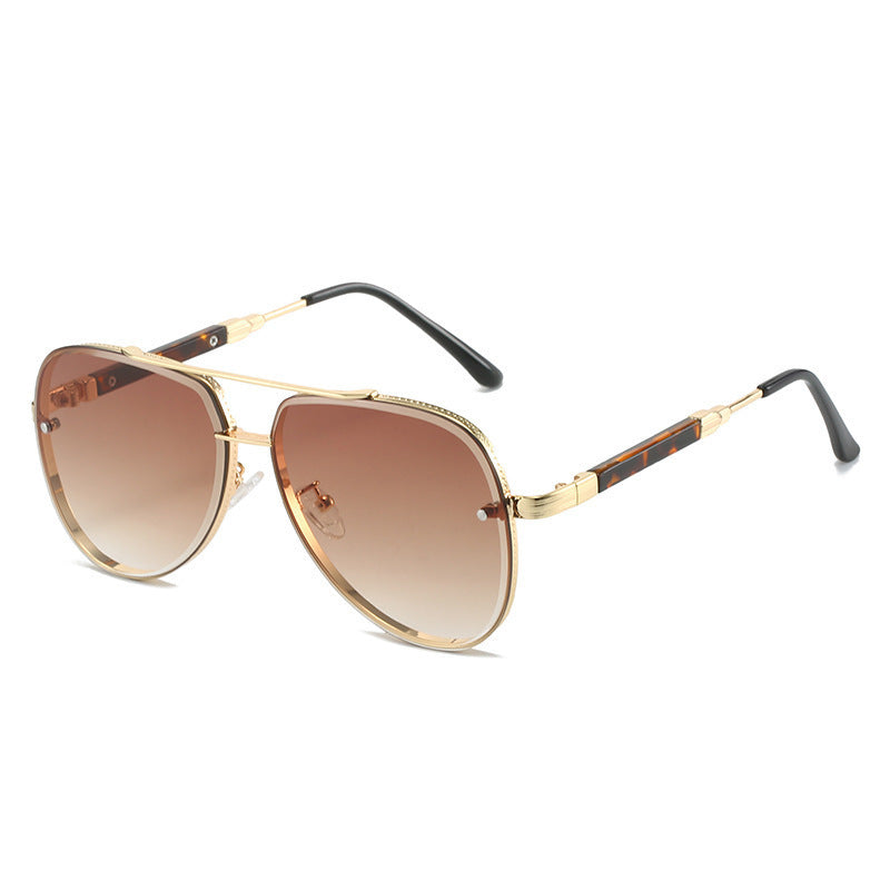 Damen Aviator Sonnenbrille mit stilvollem Gradientenschutz Brehn