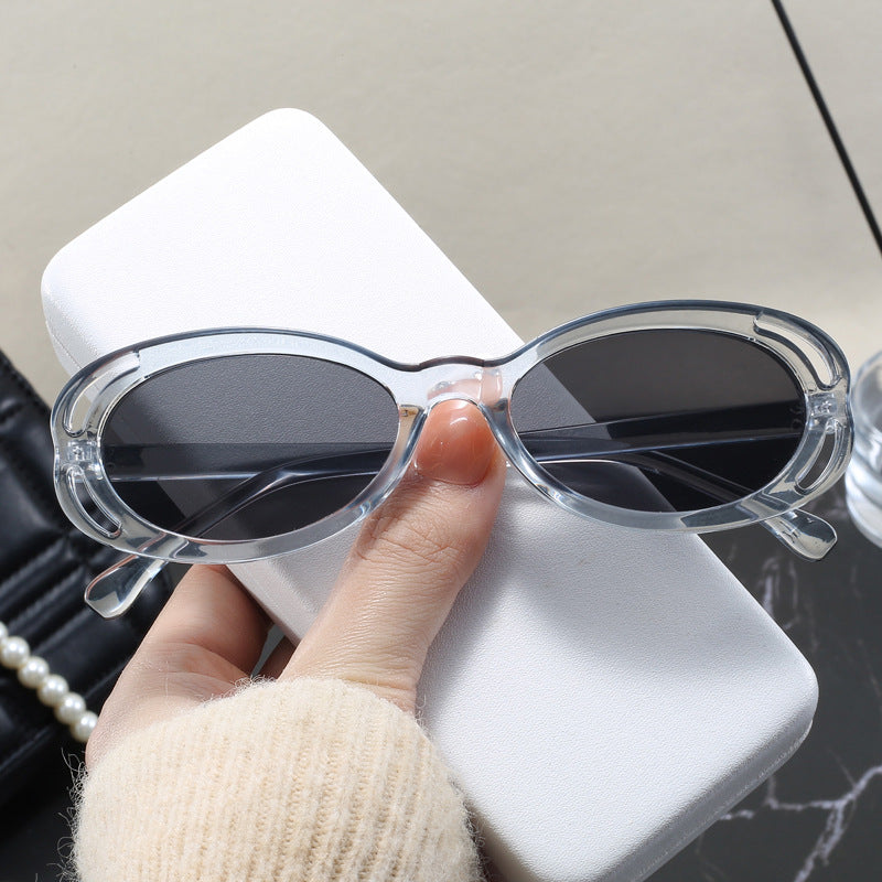 Damen modische Sonnenbrille mit ovalem Rahmen und einzigartigem Design Brehn