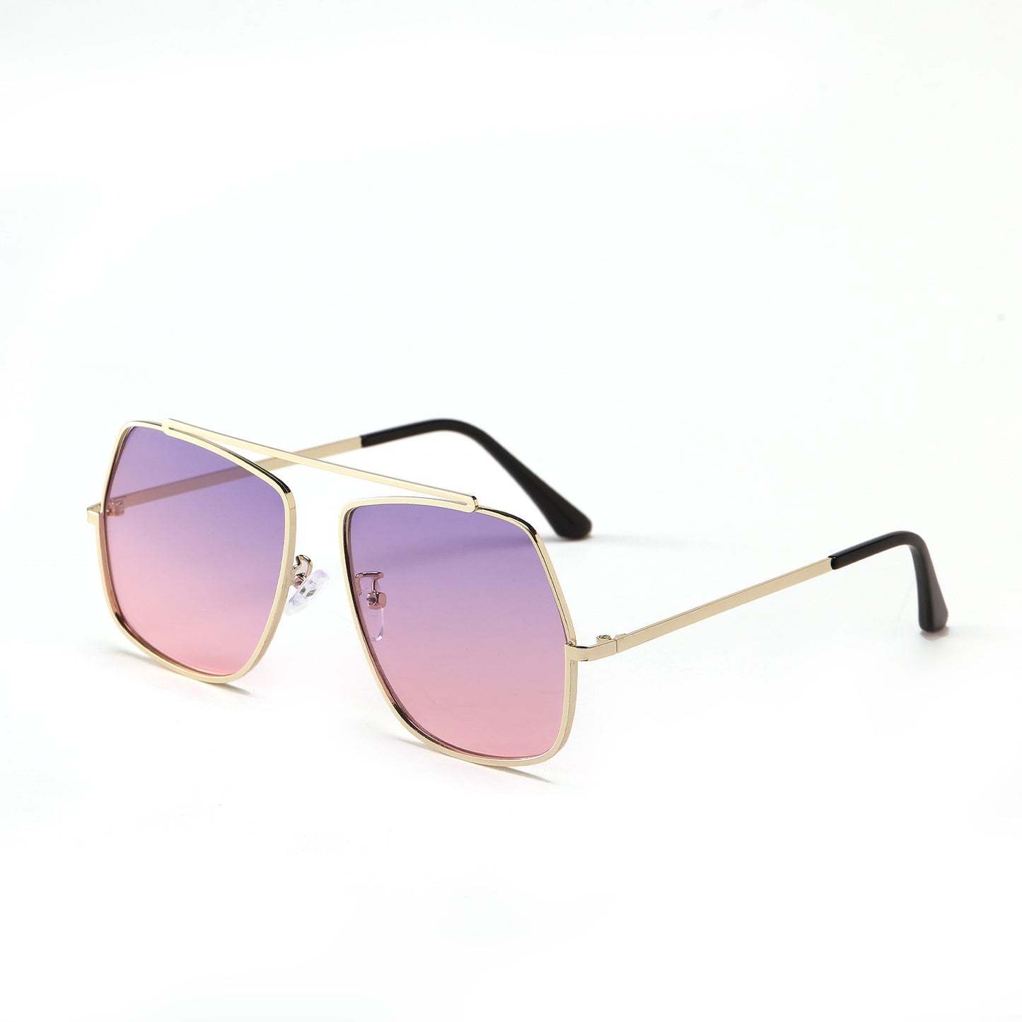 Damen polygonale Sonnenbrille mit elegantem, hochmodernem Rahmen Brehn