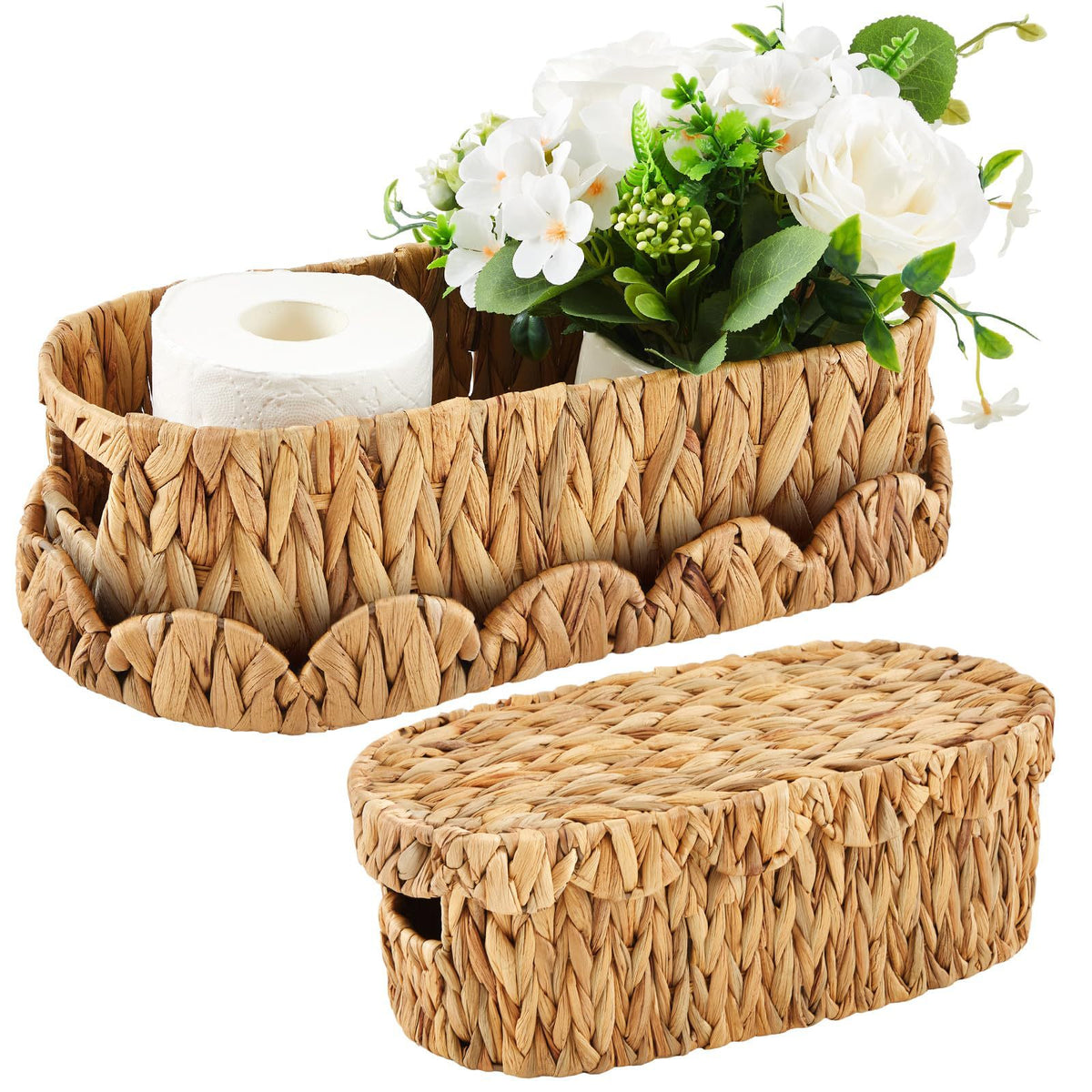 Oval Woven Storage Basket Brehn