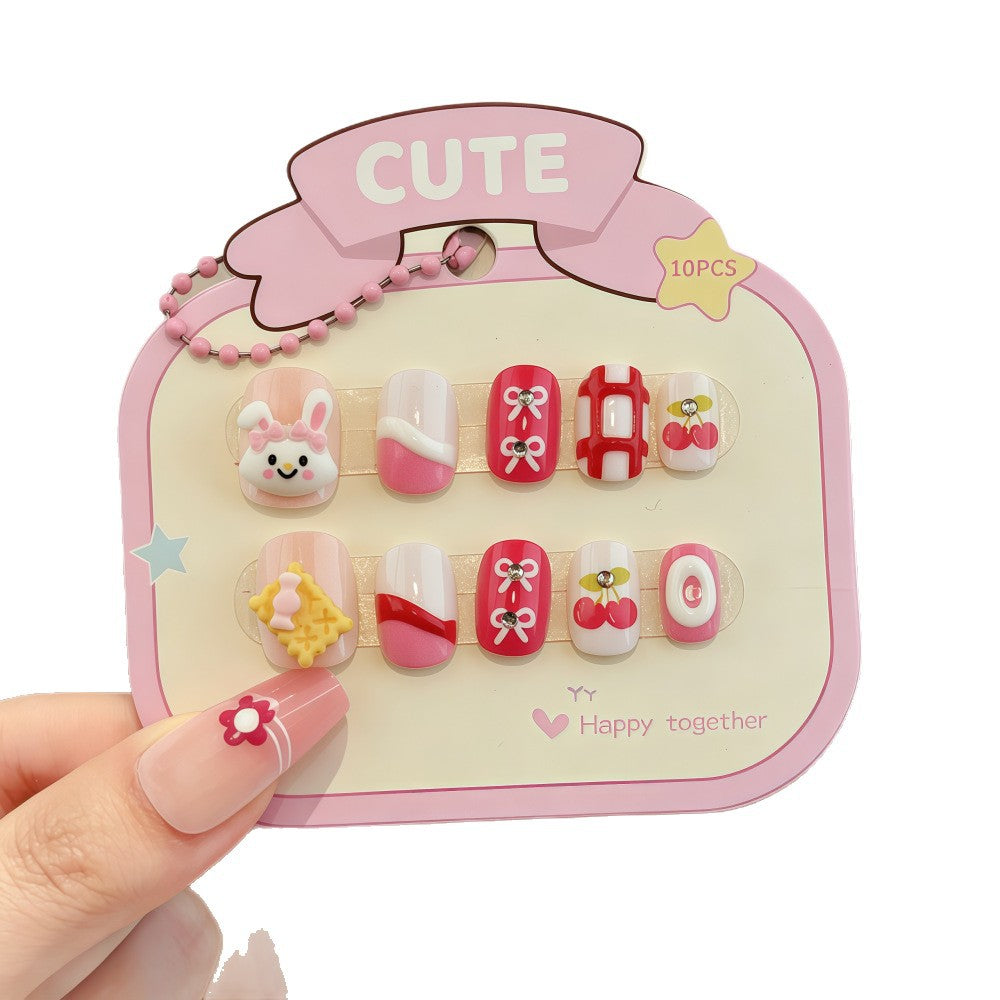 Bunte Nail Art Kunstnägel mit Sommerlichen Designs Brehn