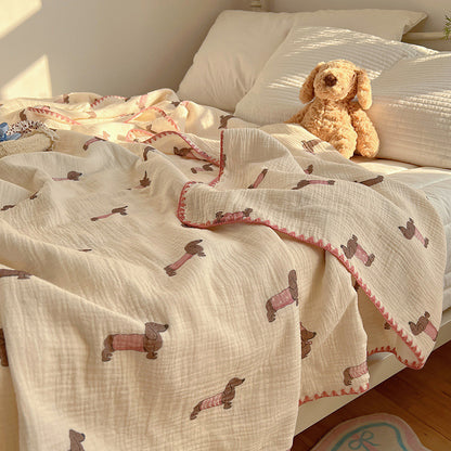 Weiche Musselin Babydecke