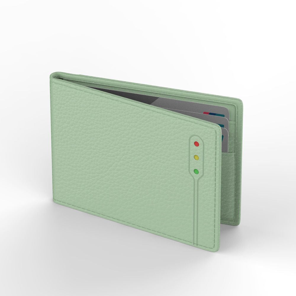 RFID-blockierende Leder-Kartenhalter Brehn