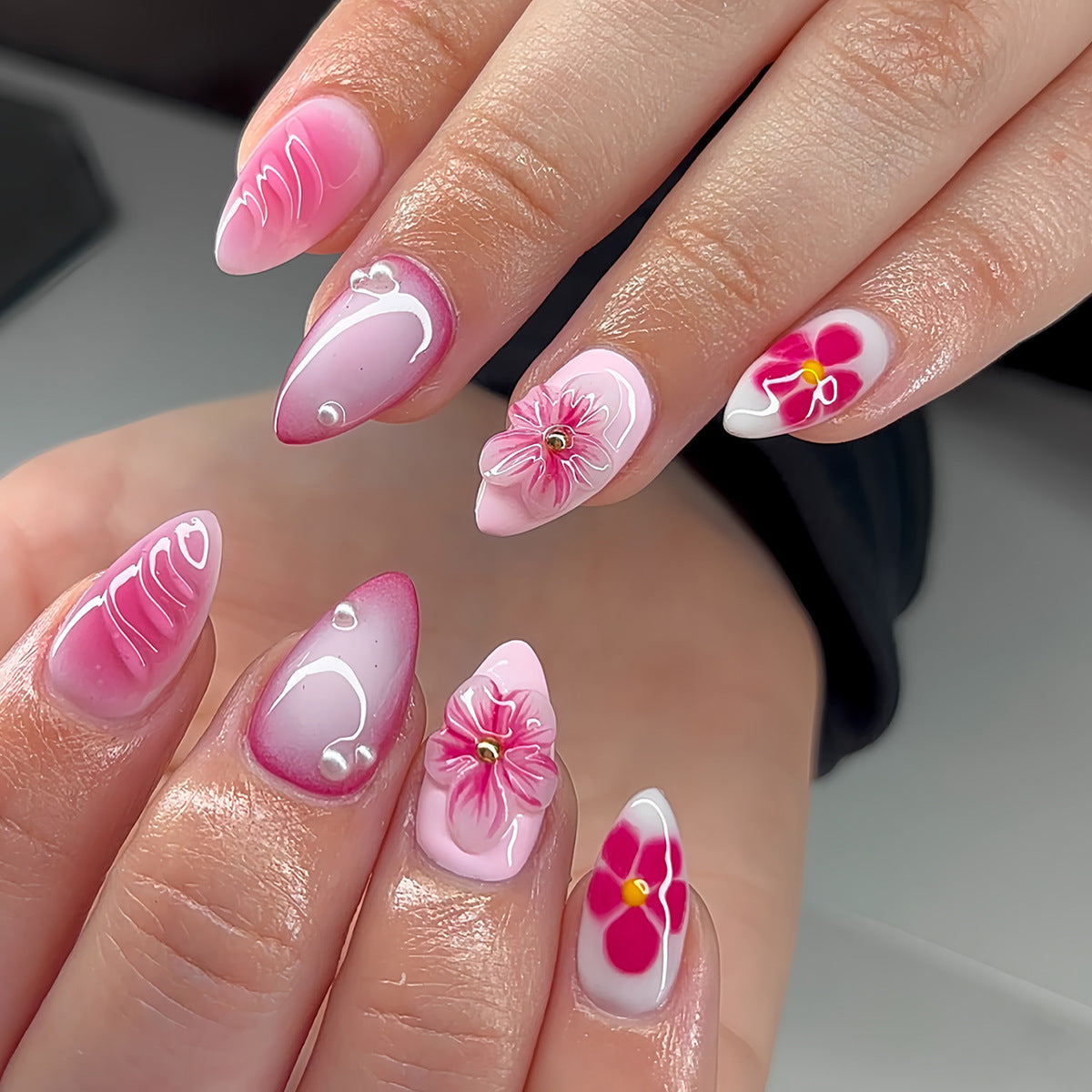 Floral Design Nagelkunst Set Brehn