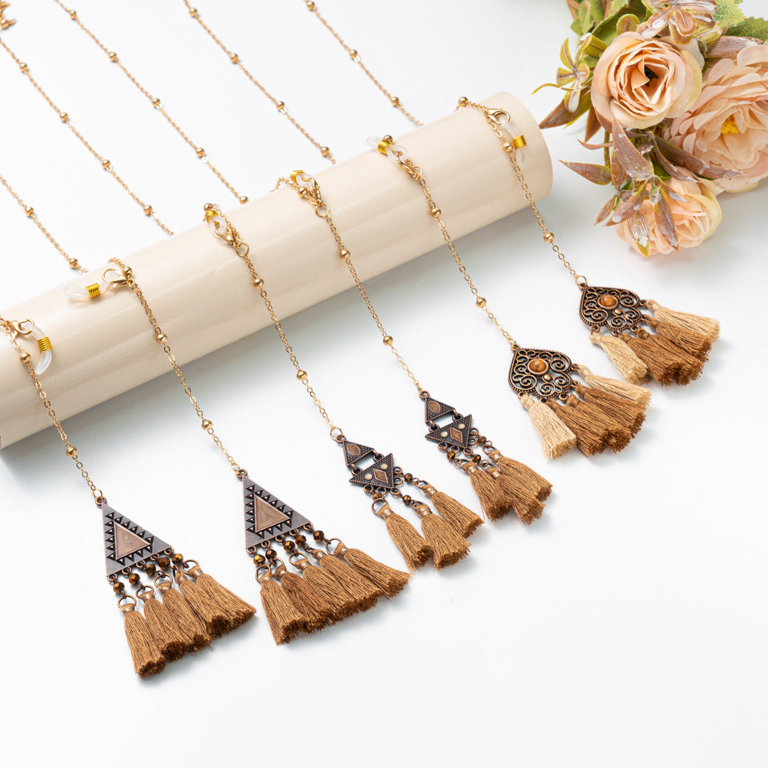 Bohemian Quasten Brillen Kette Brehn