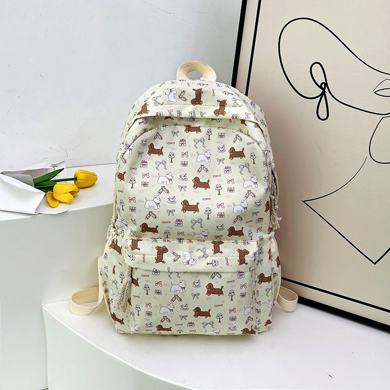 Kinderrucksack mit verspieltem Hundethema Brehn