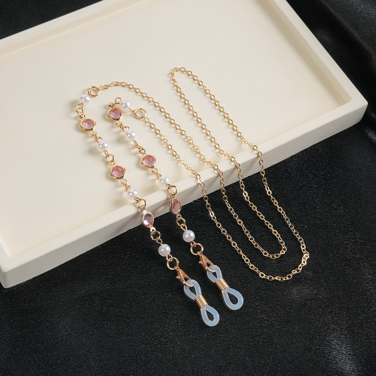 Elegante Edelstein Sonnenbrillen Kette Brehn