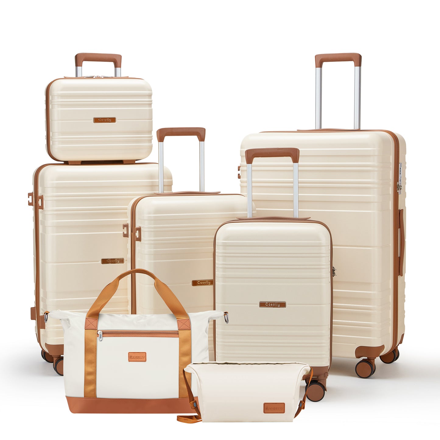 Unisex Premium Hartschalen-Reisetaschen-Set Brehn