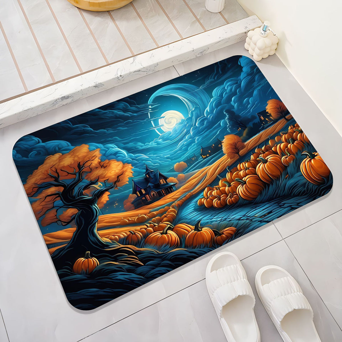 Halloween-Themen Katzendekorative Matte Brehn