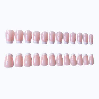 French Tip Acryl Nagelkunst Set