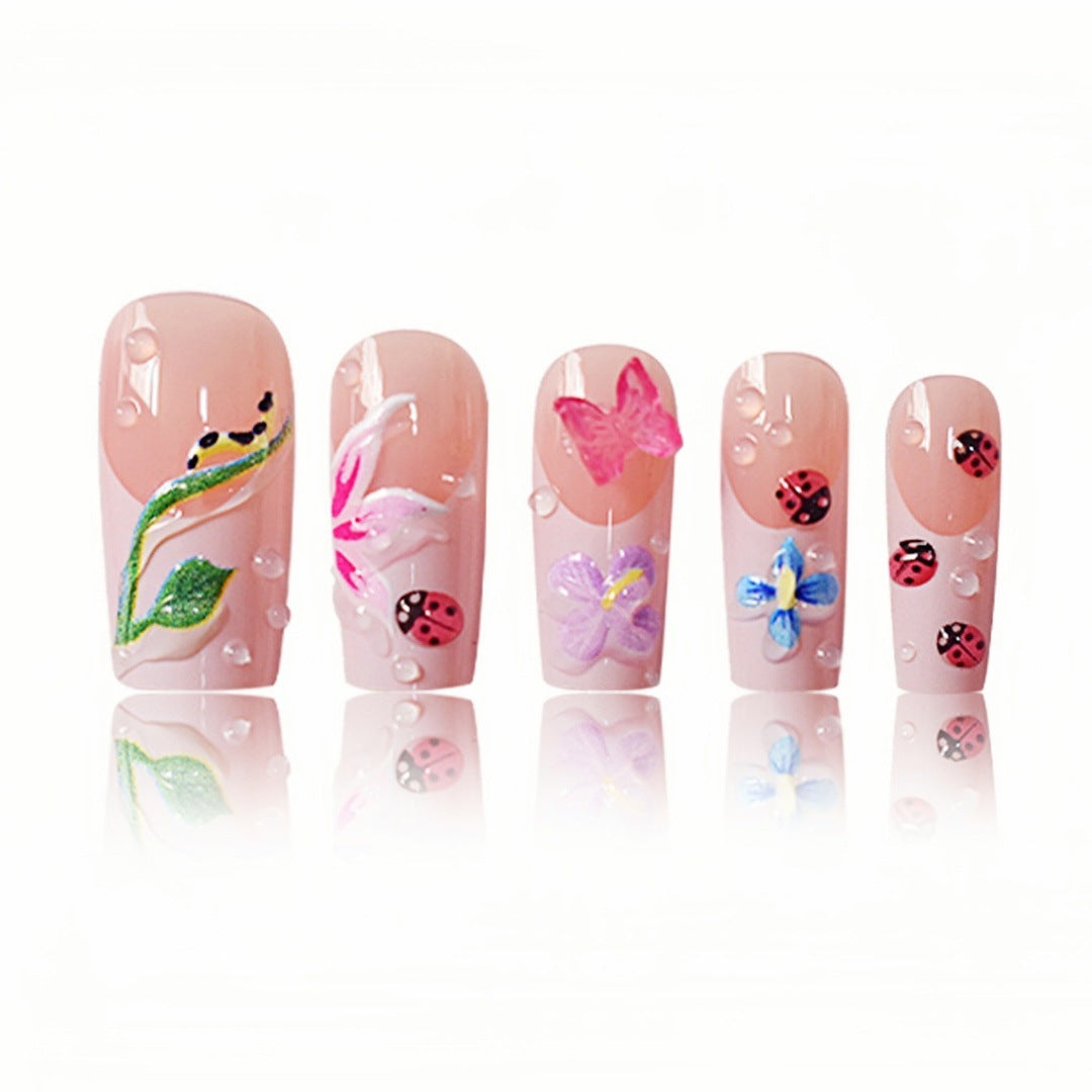 Künstlerische Acryl Nagelverlängerungen Brehn