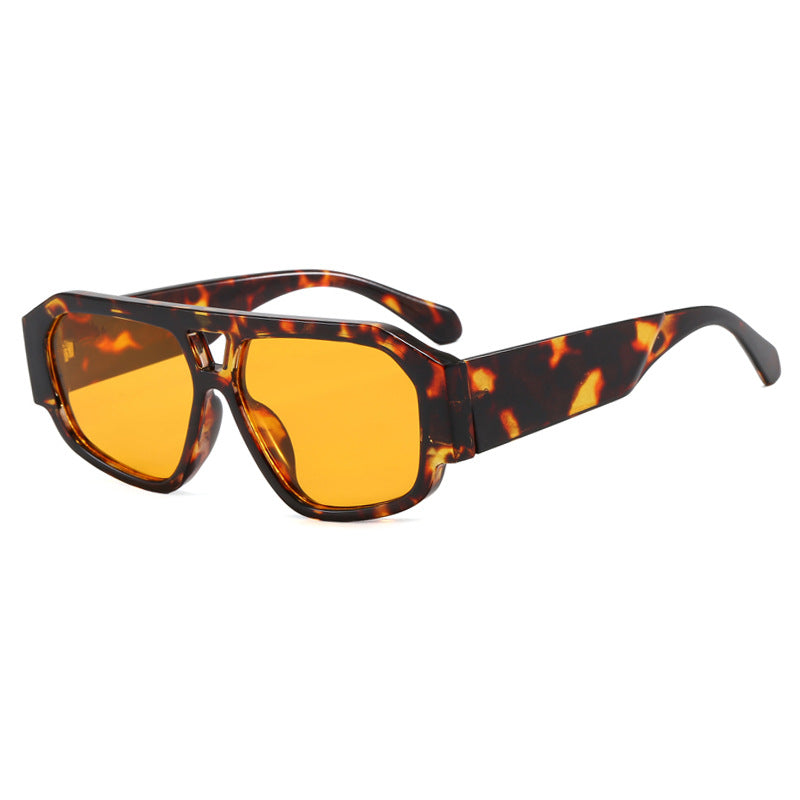 Damen Sonnenbrille mit auffälligem Octagon-Design und UV-Schutz Brehn