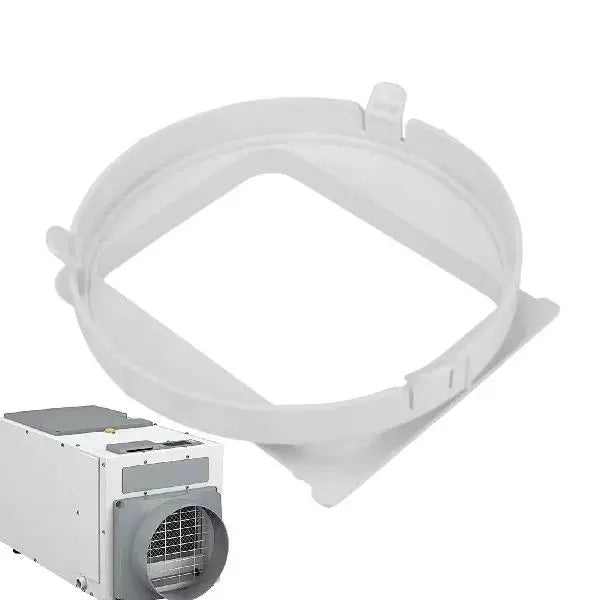 Unisex Einheitsgröße universeller Fensterlüfteradapter mit kreisförmigem Abluftkragen und Schnellverschlussflansch für tragbare Klimaanlagen Brehn