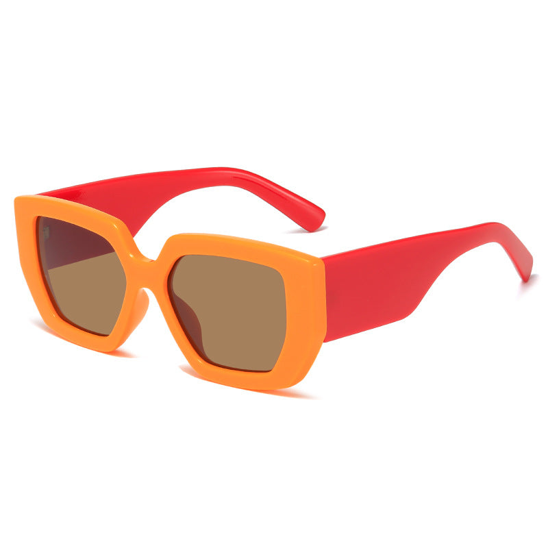 Damen Extravagante Geometrische Sonnenbrille Brehn