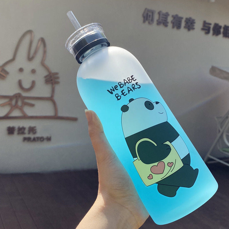Damen kreative Trinkflasche mit verspieltem Pandadesign Brehn