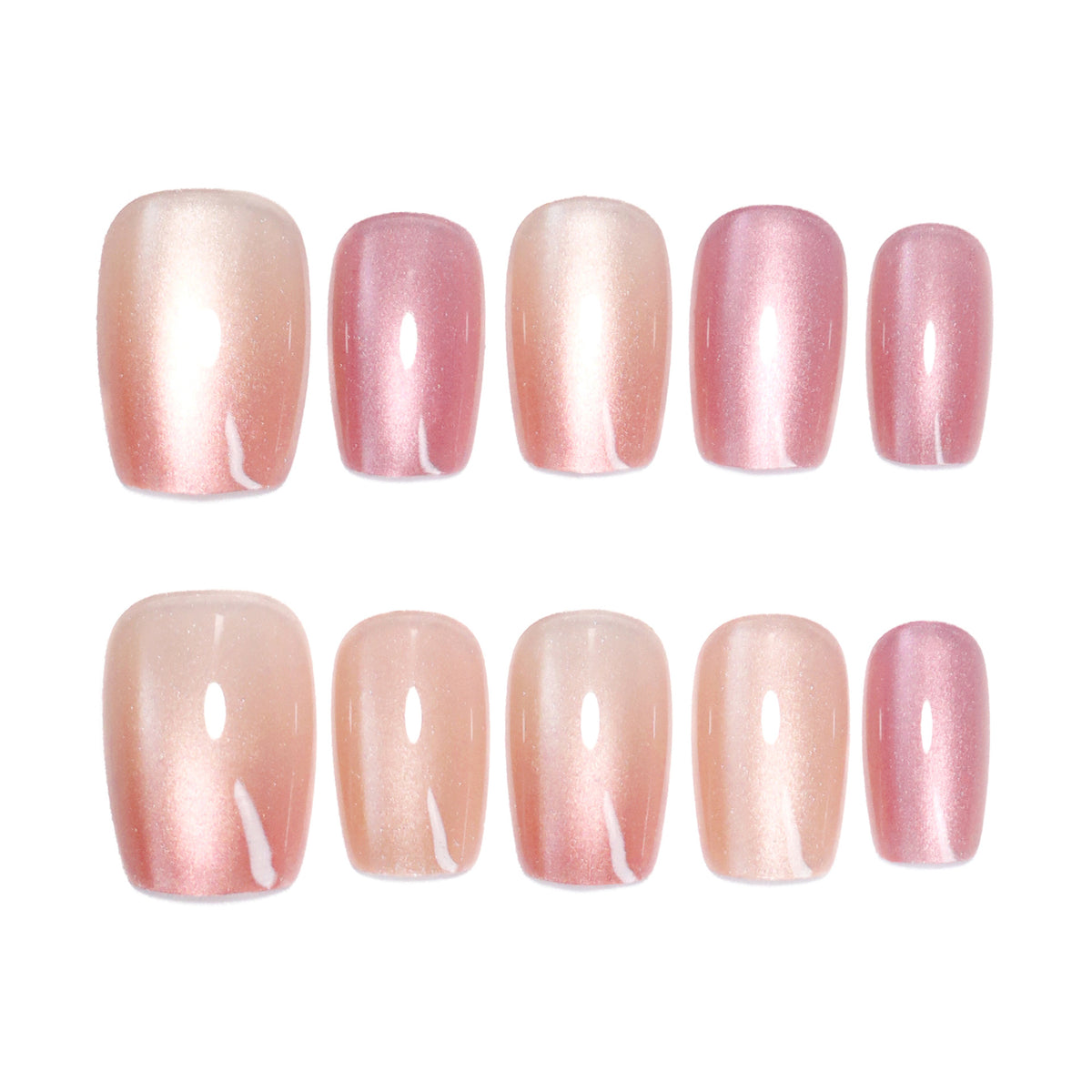 Künstliche Nagelspitzen mit Ombre-Effekt Brehn