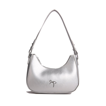Stylische Bow Detail Schultertasche Brehn