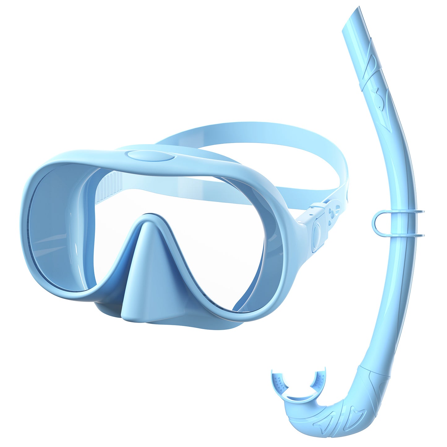 Schwimmmaske mit Flexibler Atemröhre Brehn
