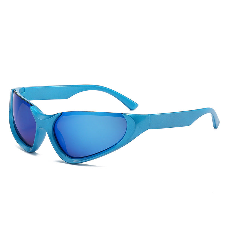 Damen sportive Sonnenbrille mit aerodynamischem Design Brehn