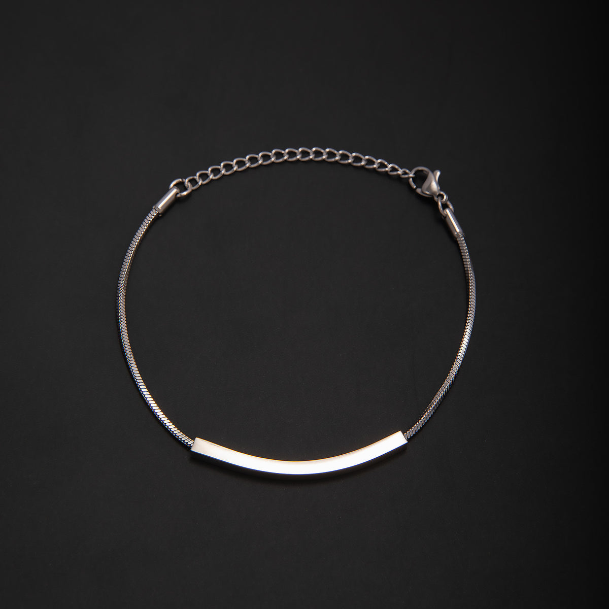 Elegante Minimalistische Silberkette Armband Brehn